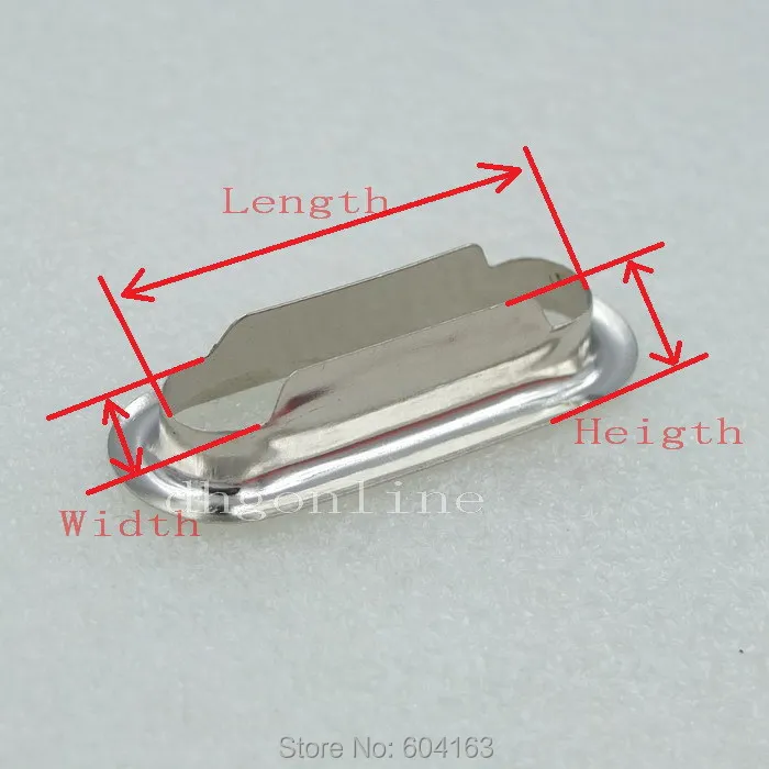 100 шт 7 мм x 4 мм овальной формы 0,2" x 0,16" металлический люверс для Одежда из полотна кожа самоподложка Кошелек Пряжка