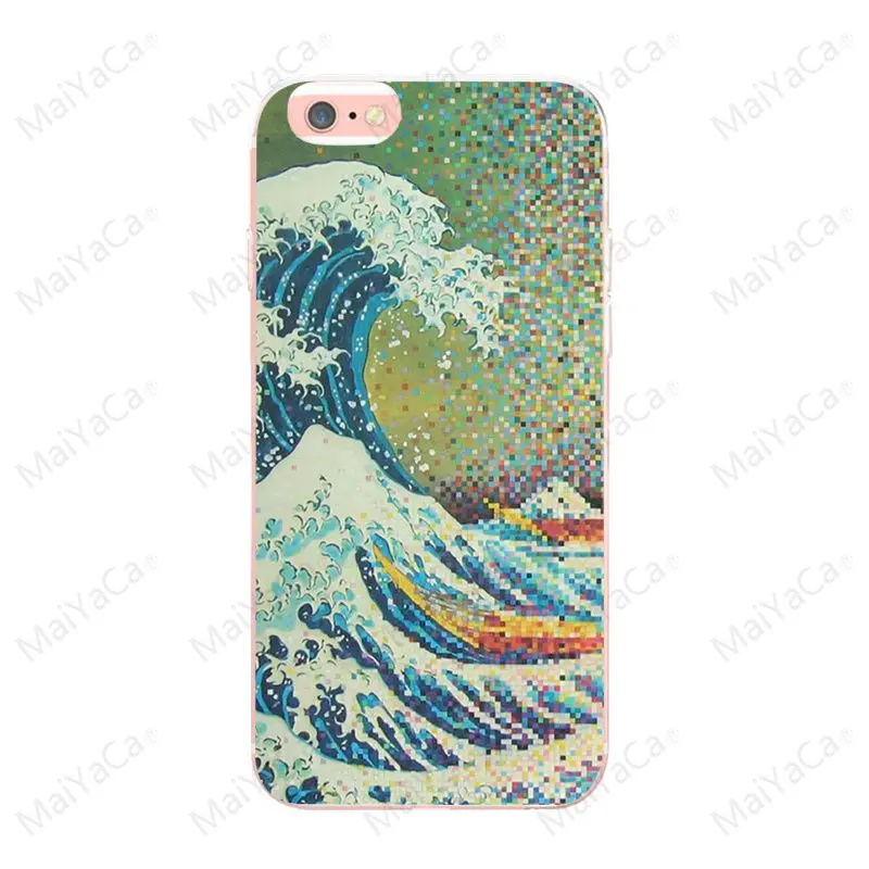Hokusai The Great Wave off Kanagawa для iphone 6 6plus X XR XSMax 7 8plus чехол 5 5s SE телефона 12 mini 12proMax|Бамперы| |