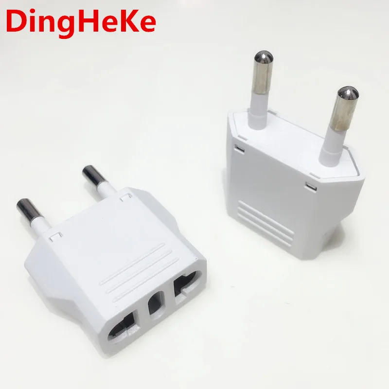 US To EU Plug Adapter American To Euro Europe European Travel Power Adapter AC Converter Electrical Outlet Socket