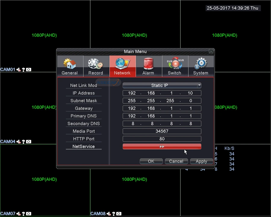 8ch HD 3MP комплект системы охранного видеонаблюдения DVR H.264 видеомагнитофон AHD Крытый Белый купол 1920 P безопасности Камера Системы Обнаружение