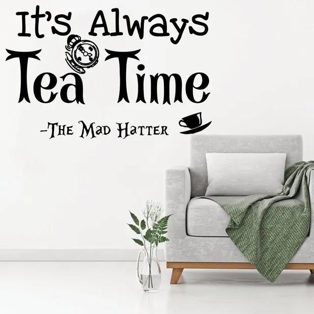 Mad Hatter Quotes Fascinating Alice In Wonderland Wall Decal Quotes It's Always Tea Time Mad Mad Hatter Quotes Fascinating Alice In Wonderland Wall Decal Quotes It's Always Tea Time Mad