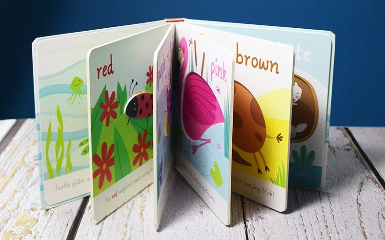Red & Blue Touch And Feel Colors Book English Educational Picture Books Baby Children Reading Book Red & Blue Touch And Feel Colors Book English Educational Picture Books Baby Children Reading Book
