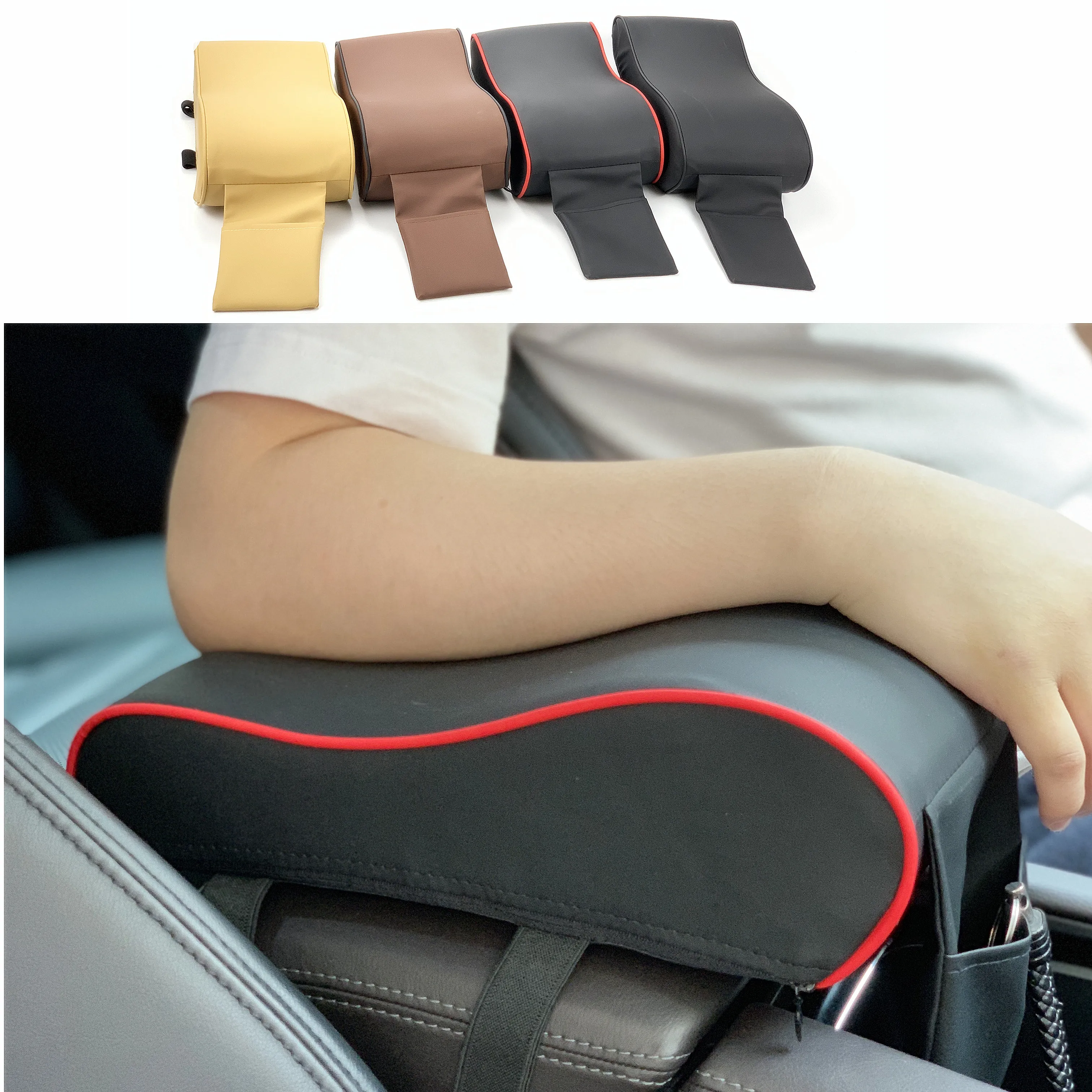 

Car Central Armrest Pad For Ford Explorer EXPEDITION EVOS START C-MAX S-MAX B-MAX EDGE Everest