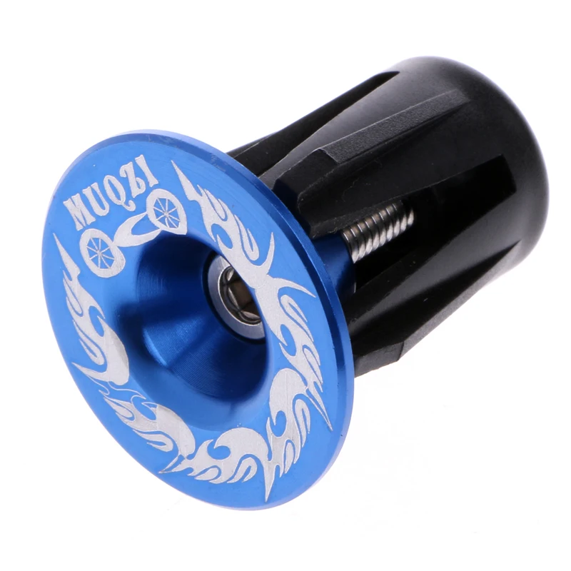 1Pair Aluminum Alloy Cycling Durable alloy handlebar For MTB Road Bike Bicycle Aluminum Handlebar Grips Handle Bar Cap End Plugs