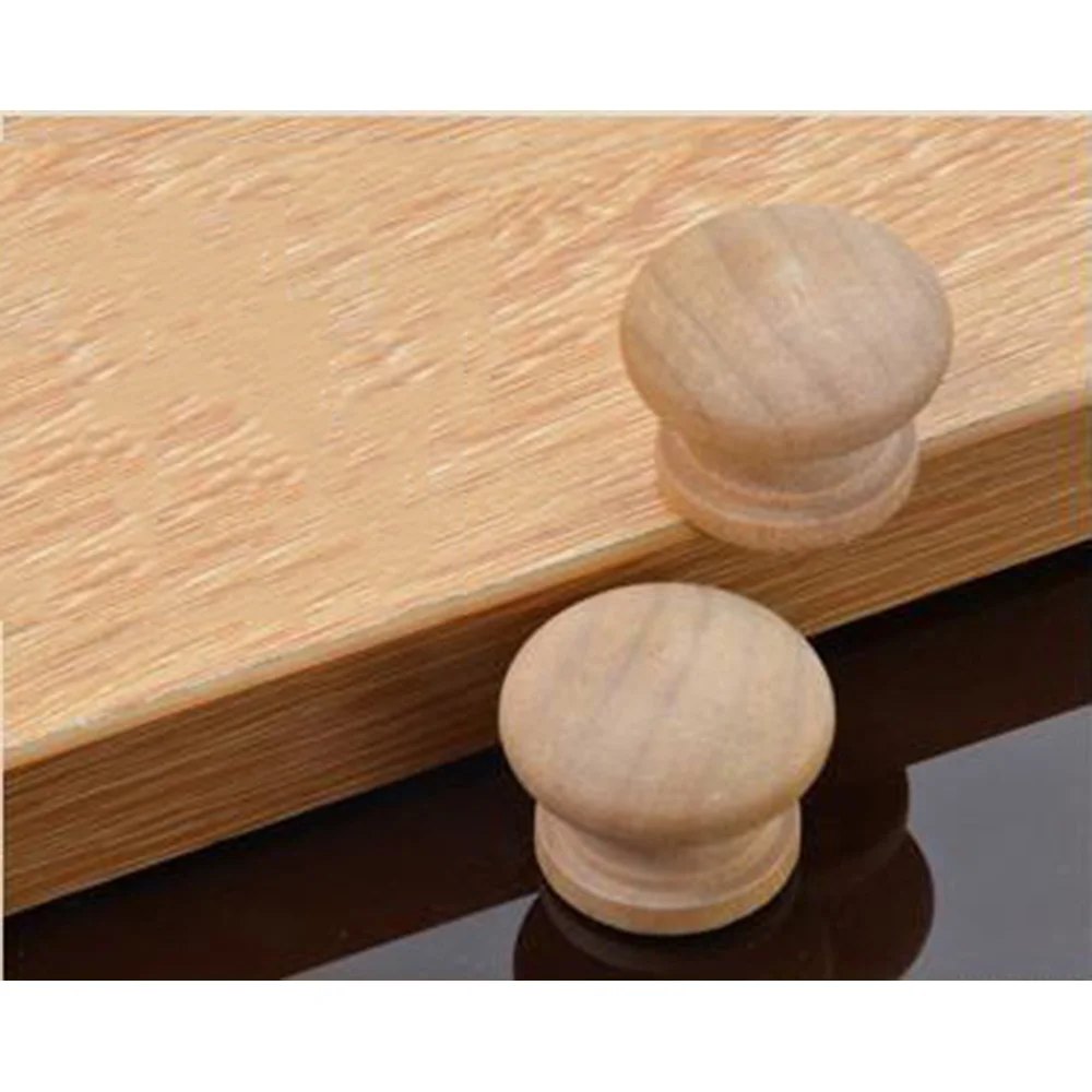 10 шт./лот, натуральный деревянный ящик для шкафа, ручки для шкафа, дверные ручки для кухни, мебельная фурнитура