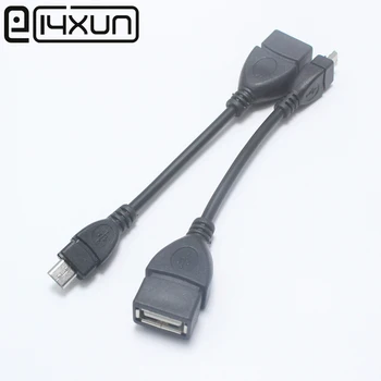 

EClyxun 10pcs USB 2.0 Female Socket to Micro USB 5pin Male Connector Converter OTG Adapter Cable for Smart Phone Wholesale