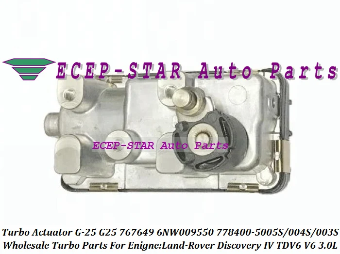 Turbo Actuator G-25 G25 767649 6NW009550 778400 778400-5004S 778400-5003S 778400-0005 778400-0004 For Jaguar XF 3.0L D 275HP V6  (2)