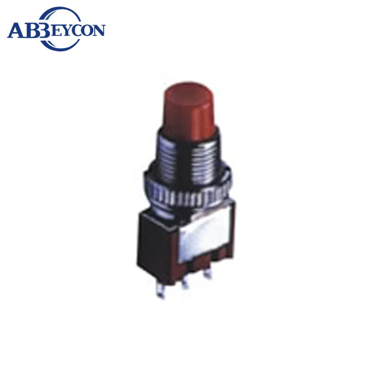 

NS205 DS-613C 10mm Momentary ON-(ON) 2A 250VAC red head 3 pin toggle switch