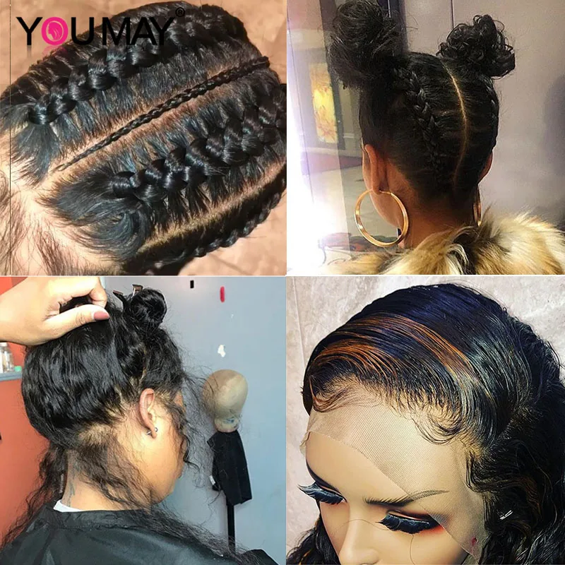 Pre Plucked Full Lace Human Hair Wigs With Baby Hair 150% Glueless Brazilian Curly Full Lace Wig For Women You May Remy Hair