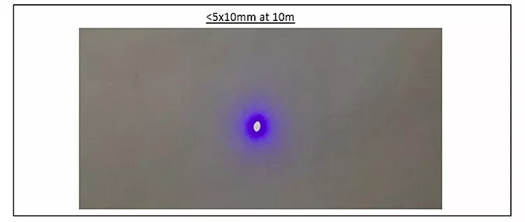 Горячая D8mm 405nm 10 mW фиолетовый лазерный диодный модуль ACC драйвер