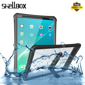 

Original Waterproof Case For iPad Pro 11 2018 Case With Holder TPU and PC Back Underwater Cover For New iPad Pro 11 Swim Case