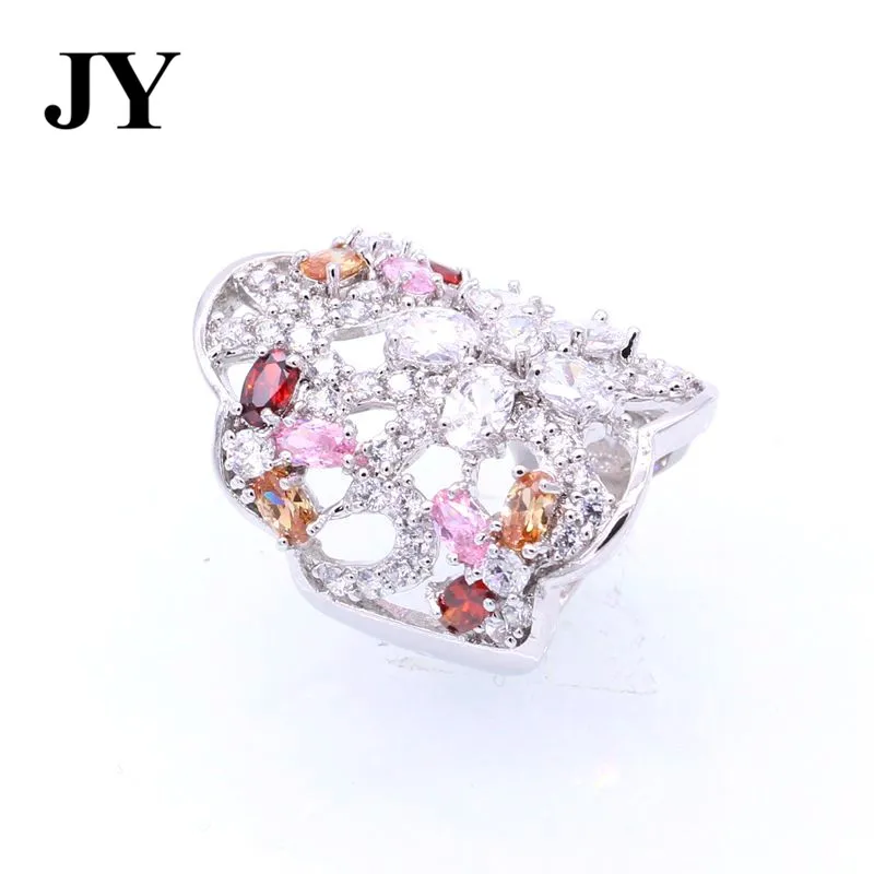 JY Модные Серебристые Цвет партия кольцо для Для женщин Best любовь подарок друг