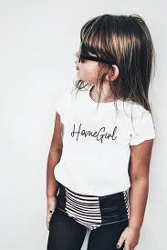 

Homegirl Toddler Tee Shirt Summer Short Sleeve Funny Slogan Tee Kids Girl Graphic T-Shirt Clothes Children Baby Fashion T Shirt