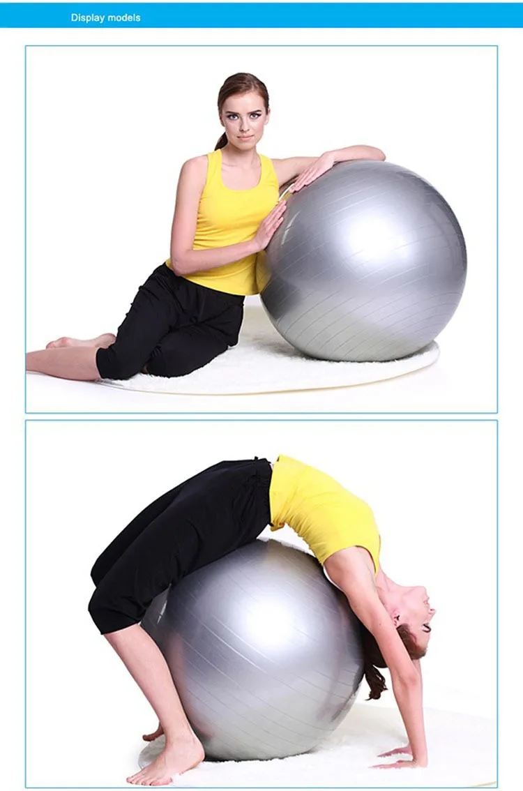 Надувные мячи для пилатеса, упражнения, фитнес-мяч для йоги 45 55 65 75 см, анти-взрыв, оборудование для пилатеса, фитбол для баланса, спортивные шары