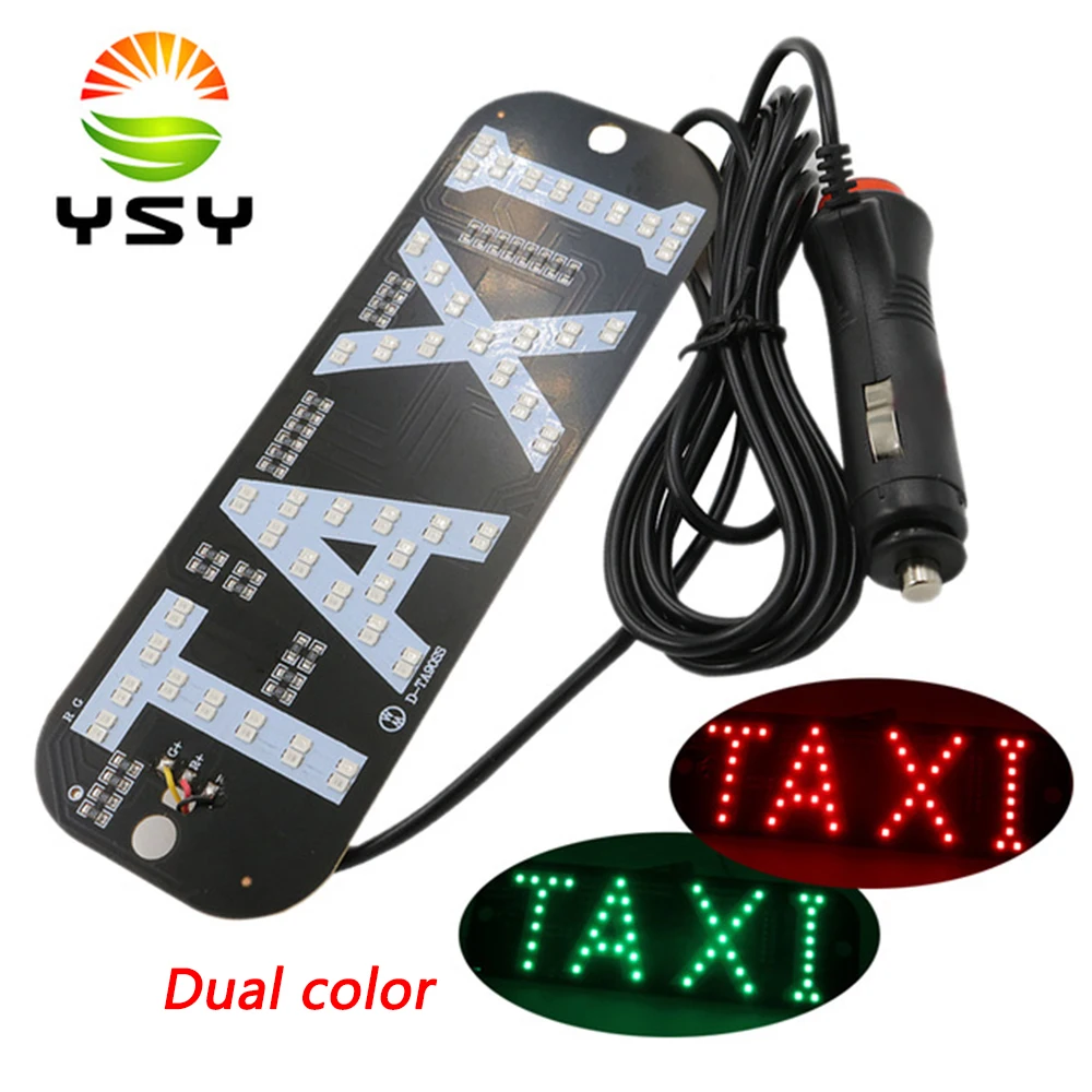 YSY 10x такси Panal Led лобовое стекло автомобиля кабина индикатор знак лампы LED лампа