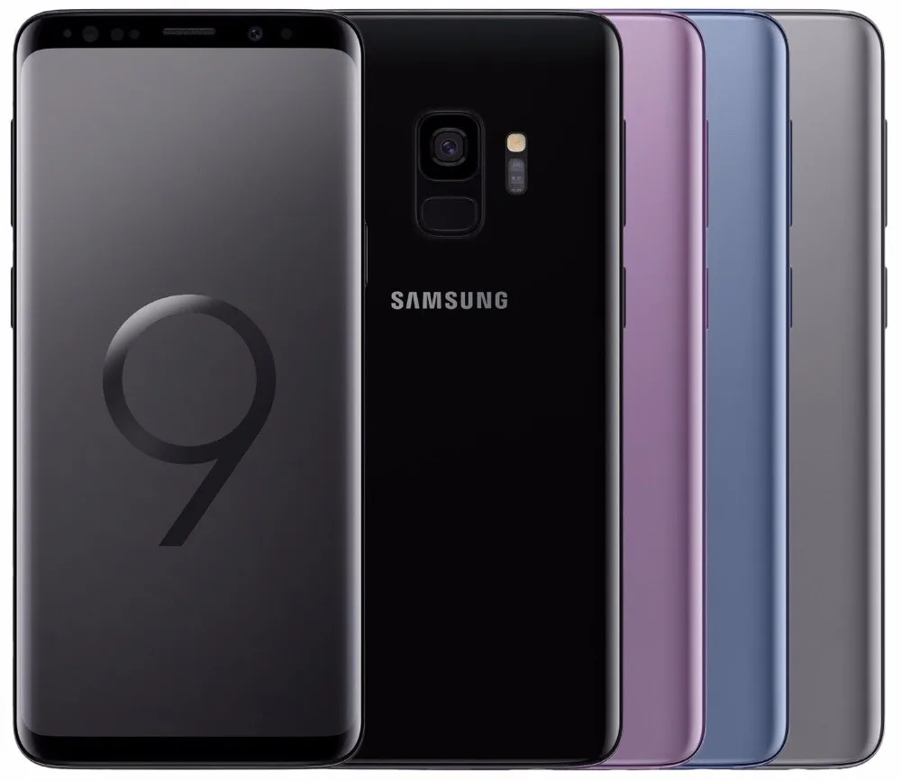 Мобильный телефон samsung Galaxy S9 Duos G9600 с двумя sim-картами, четыре ядра, 5,8 дюймов, 12 Мп, 4 Гб ОЗУ, 64 Гб ПЗУ, Snapdragon 845, NFC, 3000 мА/ч