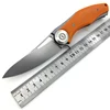 Ball Bearing Tactical Folding Knife D2 Blade