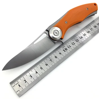 BGT Tactical Folding Knife D2 Blade G10 Handle Hunting Survival Outdoor Camping Combat Flipper Pocket Knives EDC Multi Tools y start knife dmitry sinkevich flipper knife camping hunting pocket knives edc tools d2 blade tc4 titanium handle free ship