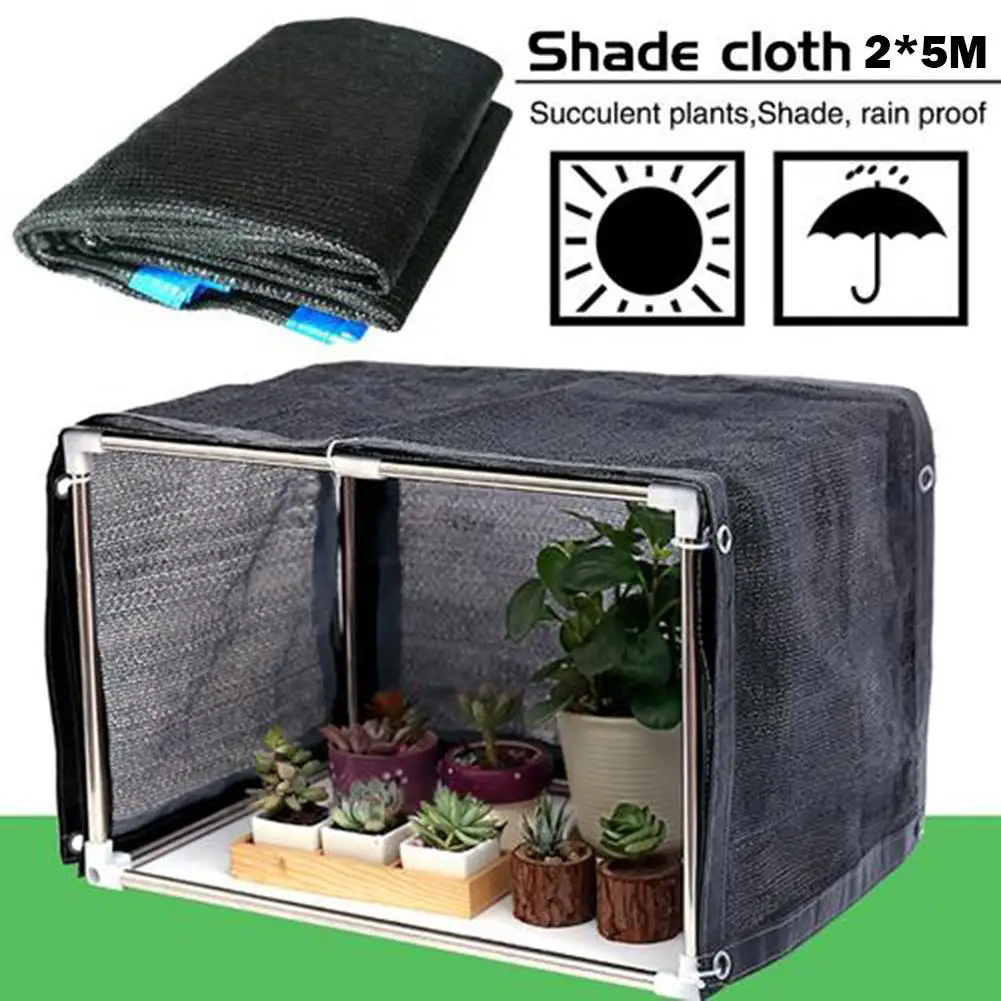 

2*5M Shade Net Edge Encryption Balcony Insulation Sunscreen Net Greenhouse Garden Succulent Planting Shading Net Antifreeze