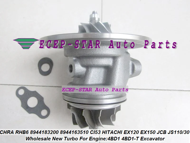 Turbo CHRA RHB6 8944183200 8944163510 CI53 HITACHI EX120 EX150 JCB JS110 JS130