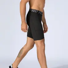 Мужские шорты для фитнеса с карманами спортивные тренировочные шорты для бега с отводом пота эластичные плотные шорты