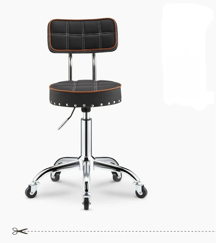 Офисный стул парикмахерский барный стул простой дизайн Поворотный Lifitng стул регулируемая высота Высокое качество PU материал спинка