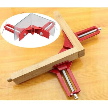 

4inch 90 Degree Clamp Right Angle Clamp Multifunctioal 100MM Mitre Corner Clamp Picture Frame Holder Clamps for woodworking Tool
