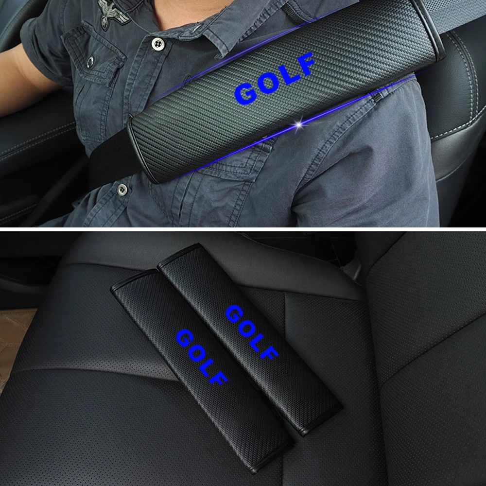 Для VW Volkswagen Golf PU модный автомобильный ремень безопасности Наплечные подушки