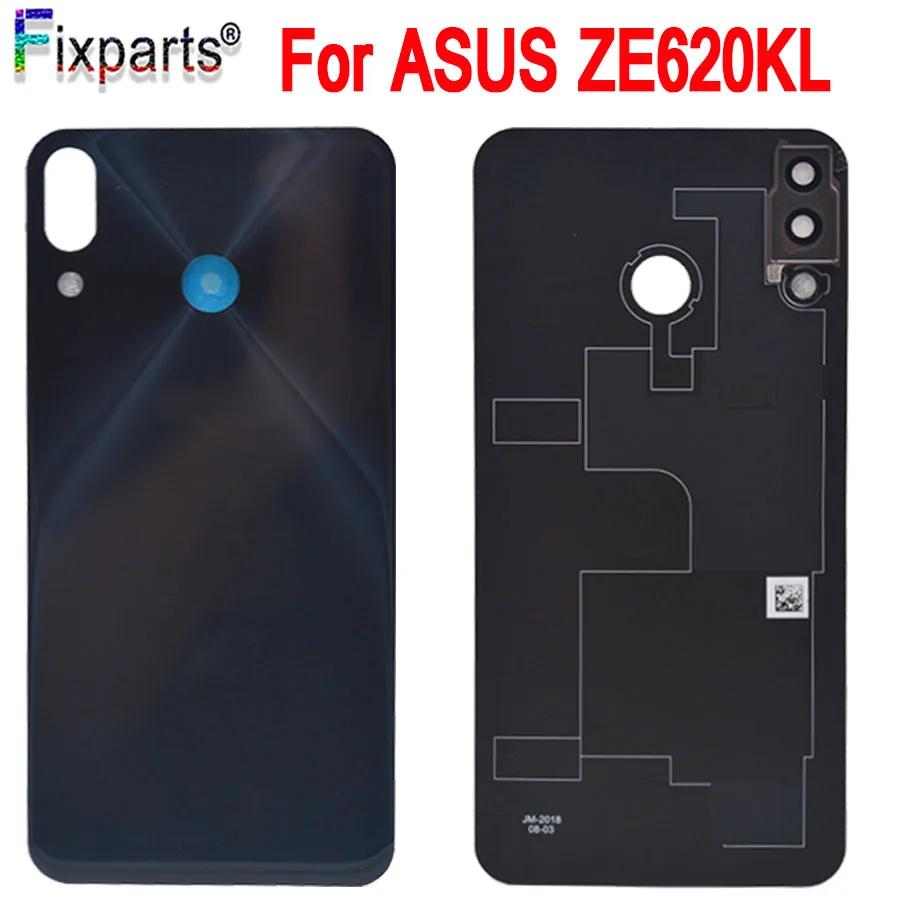 Задняя крышка батарейного отсека для Asus Zenfone 5 2018 ZE620KL корпус с объективом камеры
