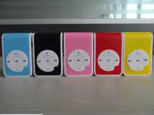 Original novo Portátil Bonito MP3 Player com 5 Cores Doces No Cartão de Memória Leitor de Música com TF Slot de 10 unidades/lotes