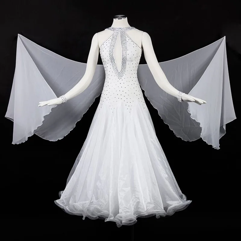 

Ballroom Dress For Women High Quality Custom Made Tango Flamenco Waltz Competition Dancing Skirt Lady's Ballroom Dance Costume