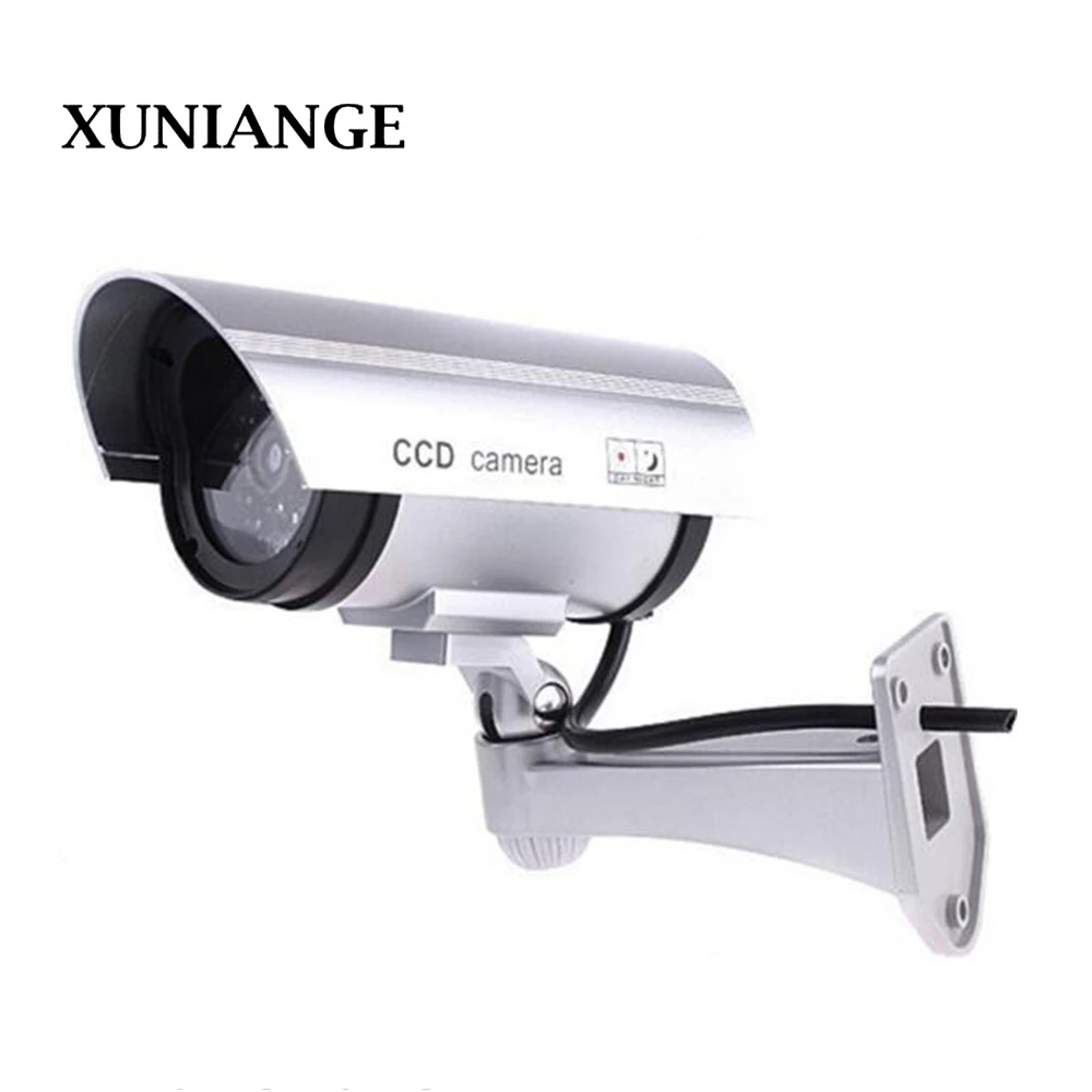 

2019 new Simulation Camera Solar Power Waterproof Outdoor Indoor Security CCTV Surveillance Camera Bullet Flashing LED Light