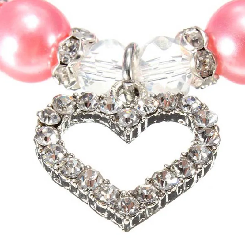 Fashion Pearl Pet Necklace for Dogs Cats Loving Heart Pendant Chihuahua Yorkie Dog Necklace Pet Accessories Puppy Dog Products12