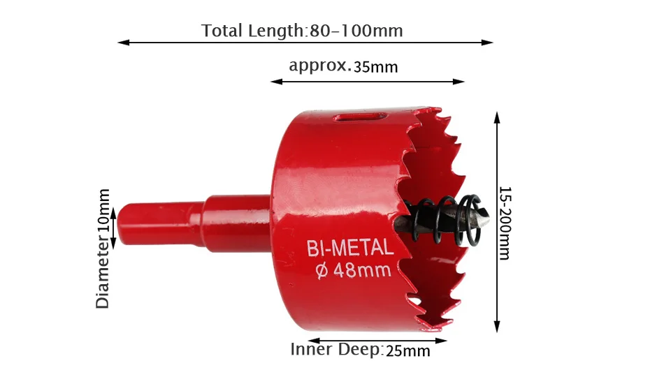 Бесплатная доставка Кольцевые пилы для дерева мм 3,94 "Bi-Metal резак для дрели бит для деревообработки DIY Дерево 100 бит