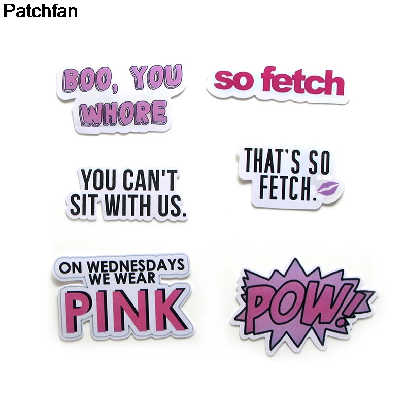 Patchfan 20 штук означает девушки творческие значки DIY декоративные наклейки стиль