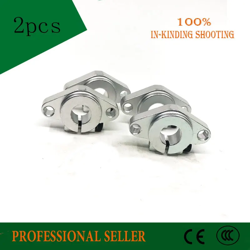 2 قطعة/الوحدة SHF25 25 مللي متر عمود خطي دعم الخطي قضيب رمح نهاية دعم XYZ الجدول CNC أجزاء