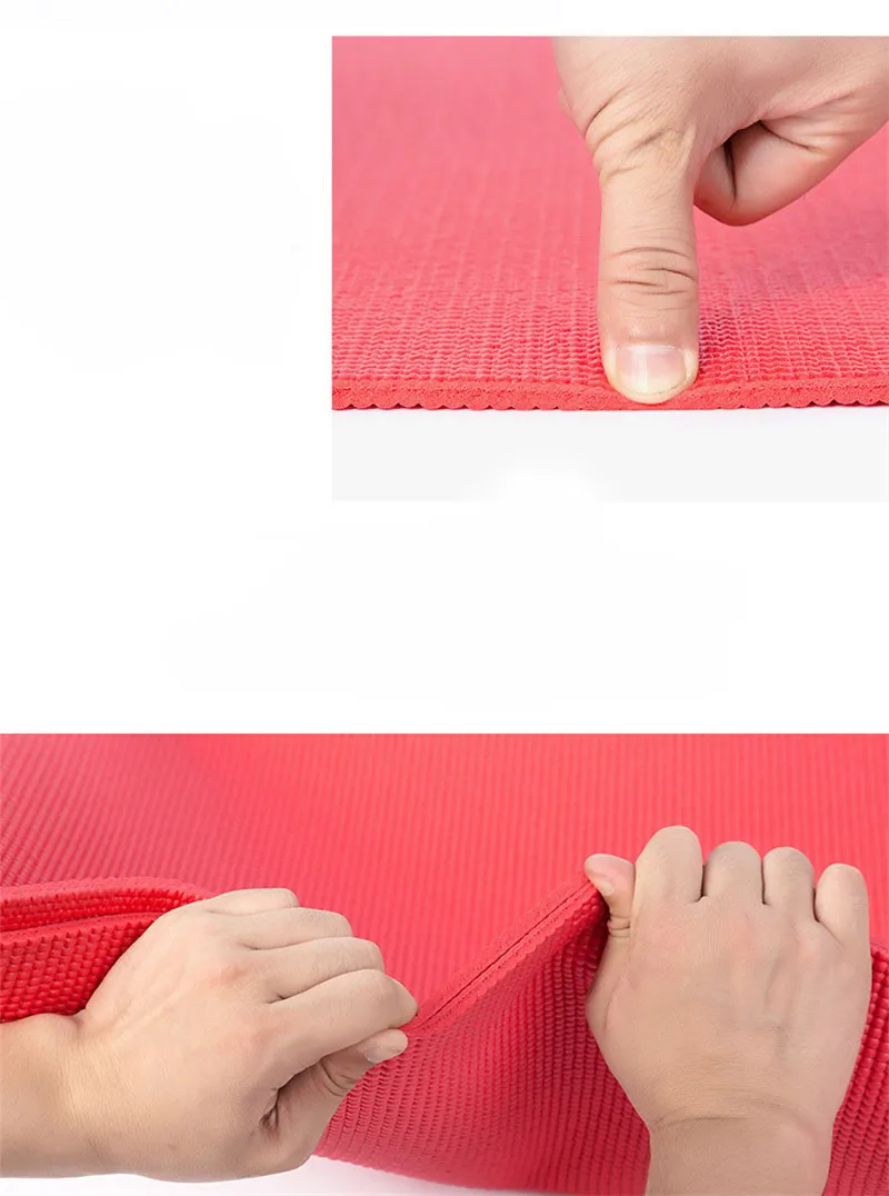 FAVSPORTS Коврик для йоги нескользящая 6 мм толщиной упражнений йоги Фитнес Pad Комфорт пены коврик Пилатес Для мужчин Для женщин тела