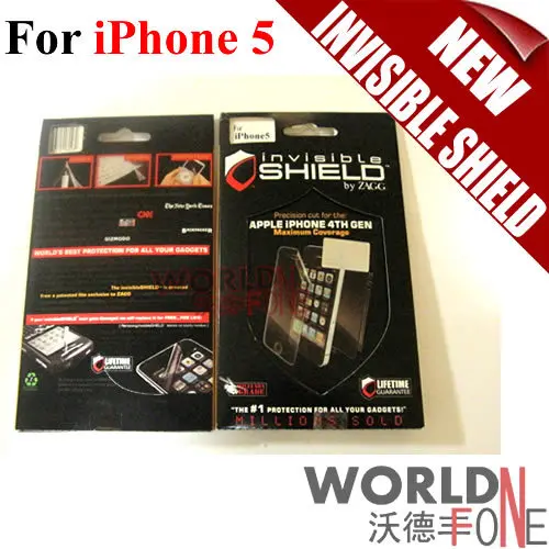 FREE SHIPPING! New ZAGG Invisible Shield Maximum Coverage