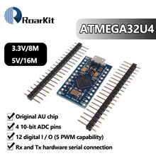 ATmega32U4 3,3 V 8Mhz Pro Micro 5V 16MHz Модуль платы для Arduino/Leonardo ATMega 32U4 контроллер Pro-Micro замена Pro