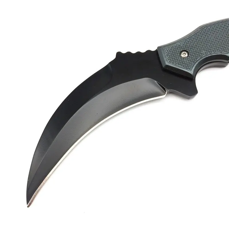 Нержавеющая сталь Тактический Karambit hawbill Ножи, выживания обороны коготь фиксированной Ножи для наружного Охота Кемпинг Пеший Туризм Инструменты