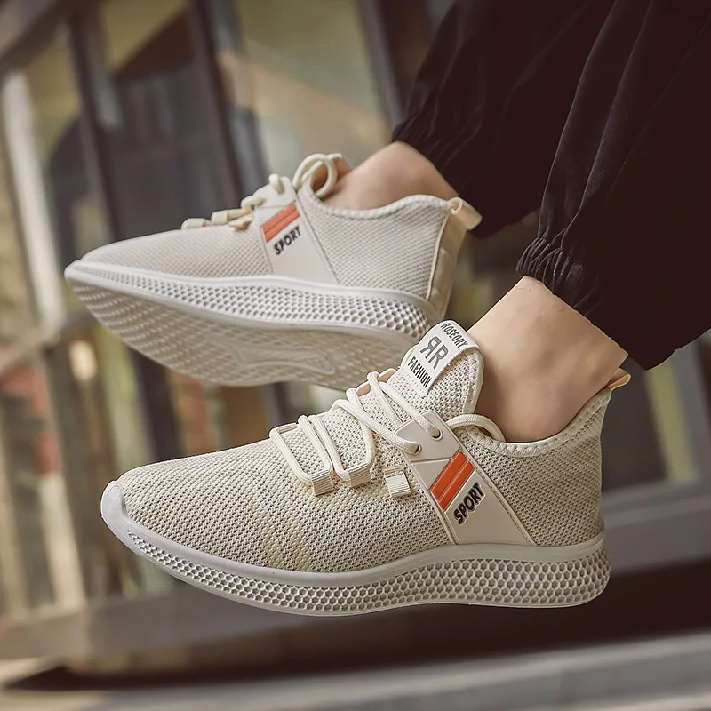 

New Fashion Casual Shoes for Men Breathable Mesh Soft Comfortable Walking Shoes Outdoor Sneakers Men Zapatos De Hombre