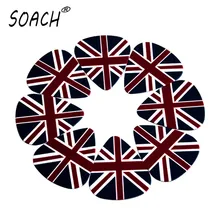 SOACH, 10 шт., 0,71 мм, британский флаг, высокое качество, две стороны, серьги, выбор, сделай сам, дизайн, аксессуары для гитары, выбор, медиаторы для гитары