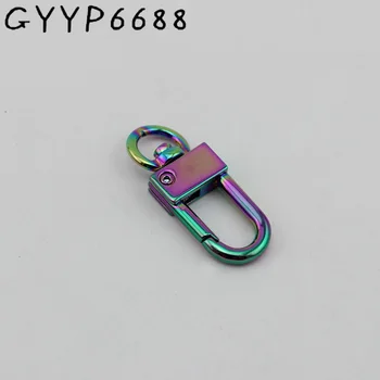

Rainbow High quality trigger snap hook metal swivel clasp lobster claws swivel hooks hardware hook clasp