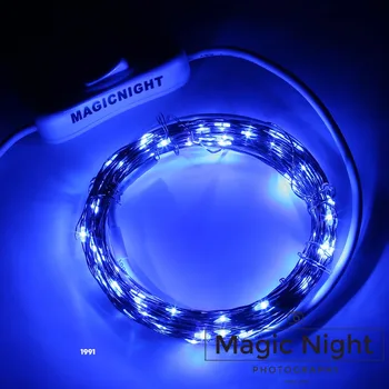 

Magicnight 16FT 50 LED USB Powered Operated Led String Starry Light Copper Wire Blue Camping Lights and TV Backlight
