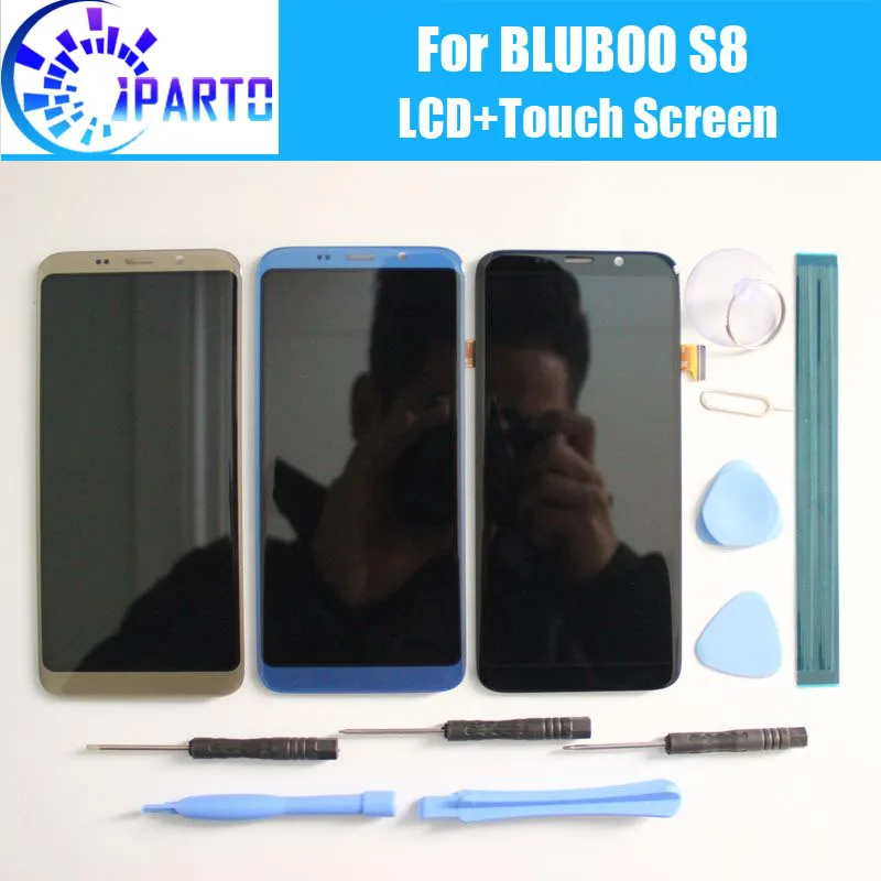 ЖК дисплей BLUBOO S8 + сенсорный экран 100% оригинальный дигитайзер сменная стеклянная