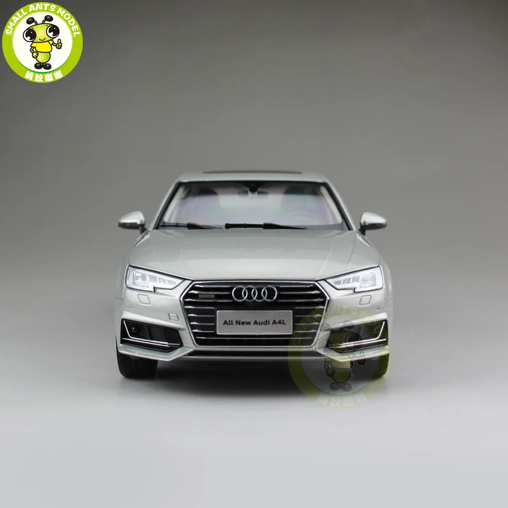 1/18 Audi A4L A4 автомобиль из литого металла модели игрушки девочки; дети мальчик подарок коллекция серебро