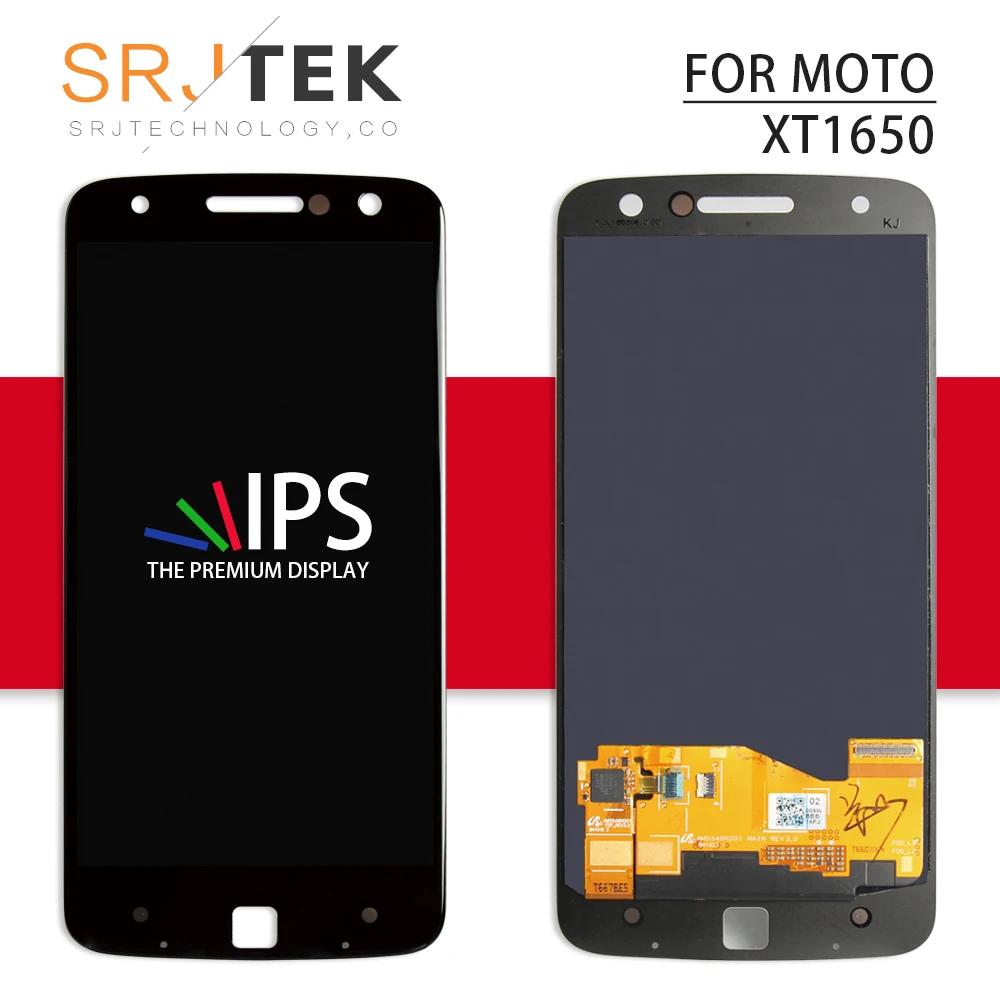 

Srjtek screen For Motorola Moto Z Droid XT1650 LCD Display Touch Digitizer Sensor Glass Full Assembly 5.5'' XT 1650