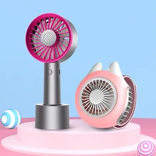 Портативный вращающийся usb-вентилятор для часов с третьей передачей, мощный ветряной вентилятор, милый ручной вентилятор для студентов, путешествий