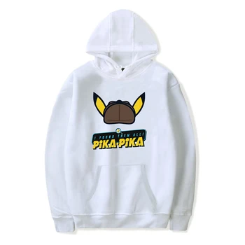 

Fashion hot women's kawaii Pikachu long-sleeved hoodie ladies men's streetwear high quality male comfort sweatshirt casual top