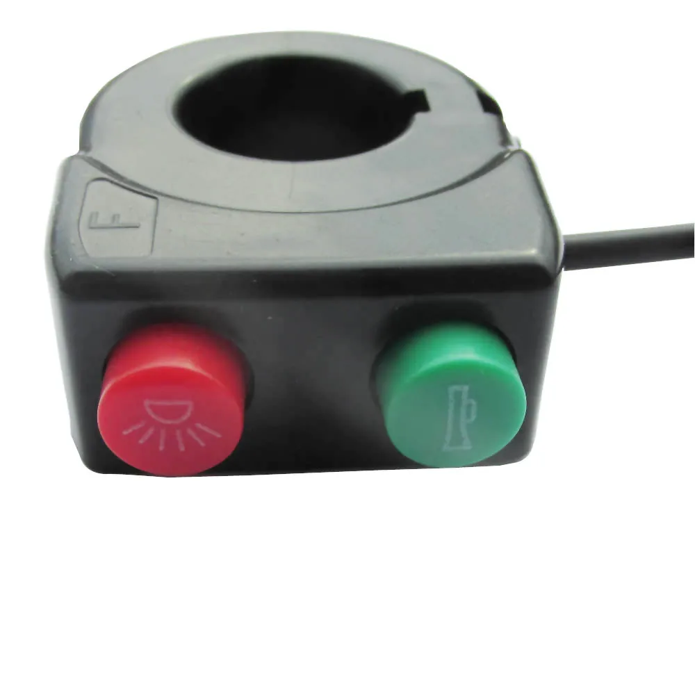 Переключатель Электрический велосипед/велосипед Скутер светильник сигнал поворота рога вкл/выкл кнопка для 22 мм Диаметр руля